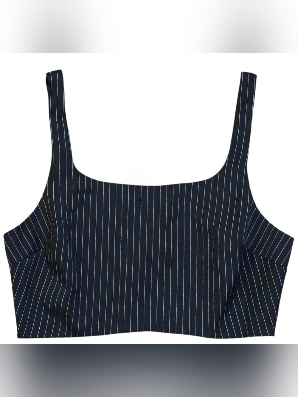 NWT House of Harlow 1960 Pinstripe Crop Top NWT Corporate Chic 90s Small
